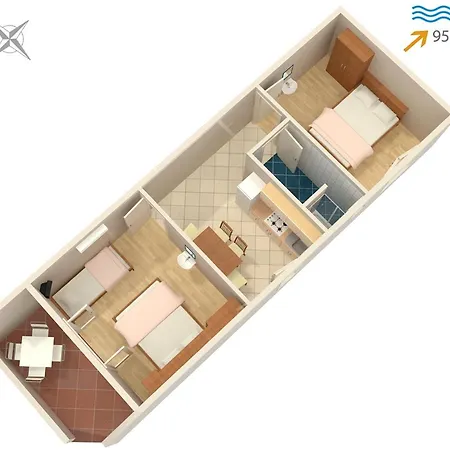 Apartmán With A Parking Space Premantura, - 2247 Medulin
